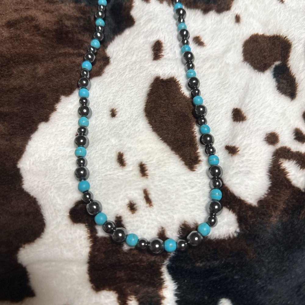 Turquoise Beaded Necklace - Western Jewelry